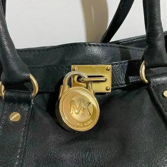 Michael kors Black leather satchel handbag - Picture 5 of 12